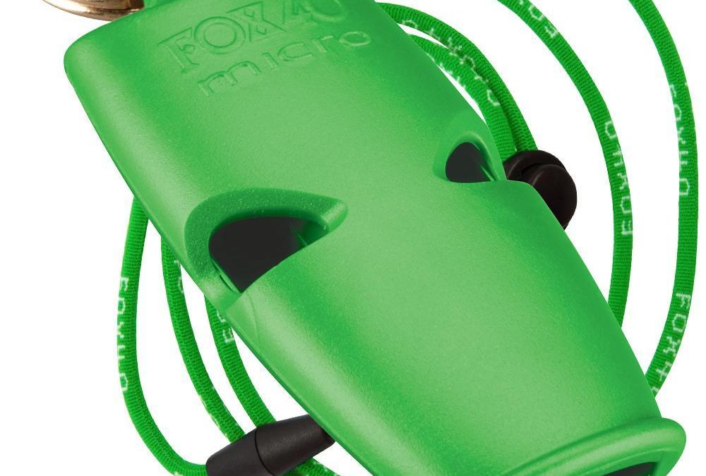 Fox 40 Micro Neo Green Lanyard 1000