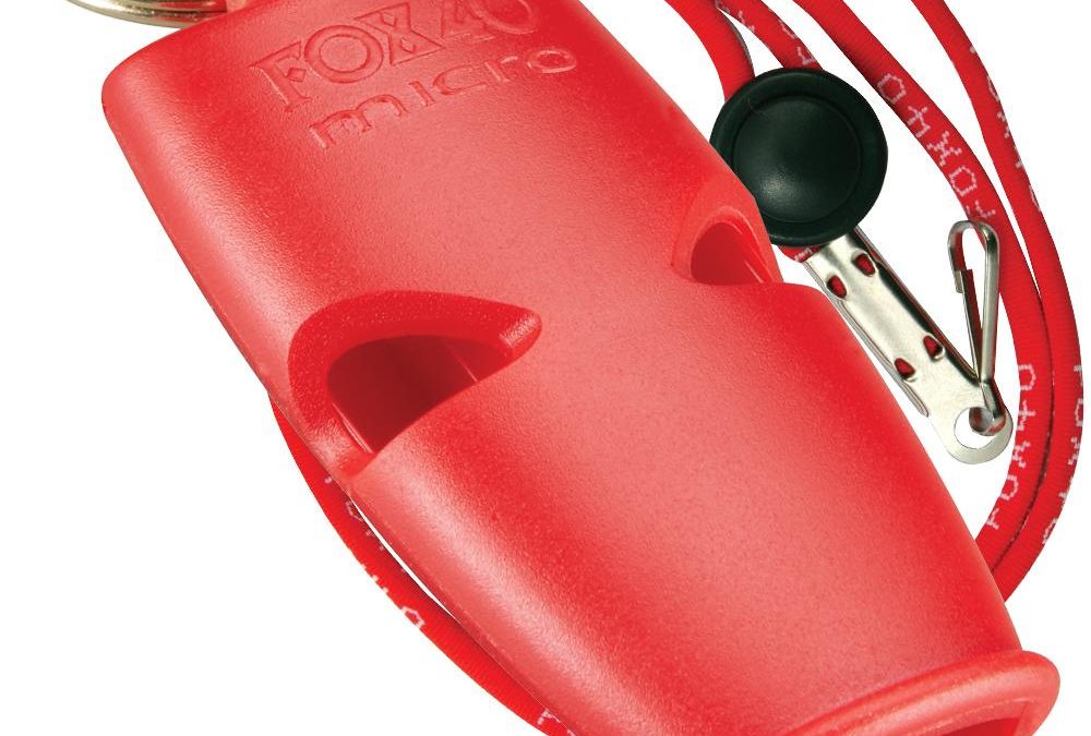 Fox 40 Micro Red Lanyard 1000