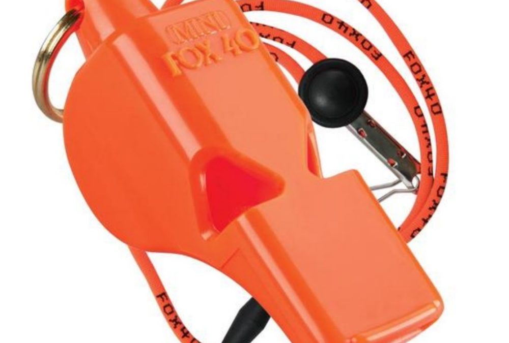 Fox 40 Mini Orange Lanyard 1000